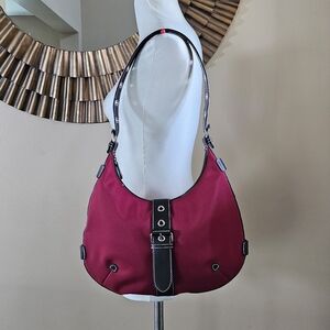 Sondra Roberts Burgundy Shoulder Bag